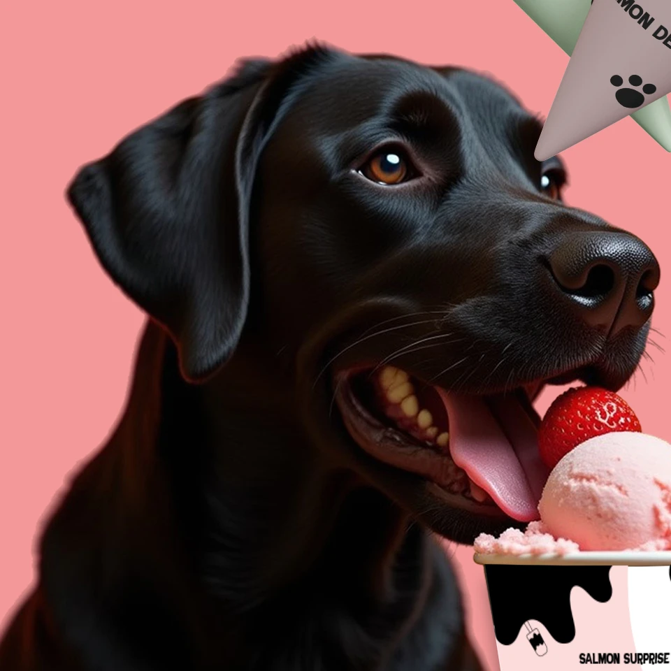 pooch-cream-black-labrador-strawberry-tub-branxldesign